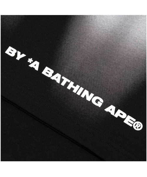 「AAPE BY A BATHING APE」 7分袖Tシャツ MEDIUM ブラック メンズ_画像6