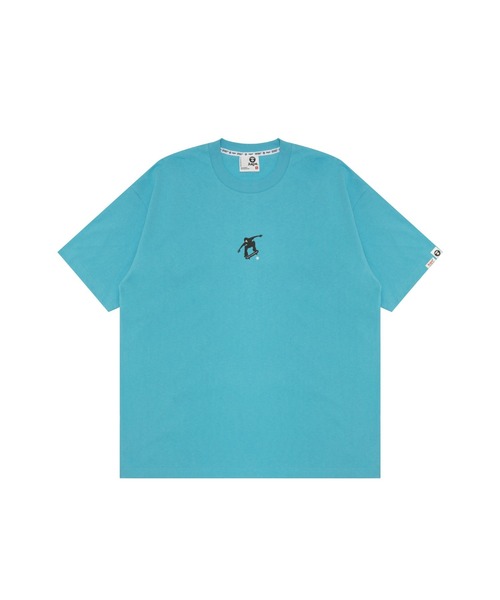 「AAPE BY A BATHING APE」 7分袖Tシャツ MEDIUM ブラック メンズ_画像9