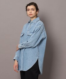 「DRESSTERIOR」 長袖シャツ 36 ブルー レディースの画像5
