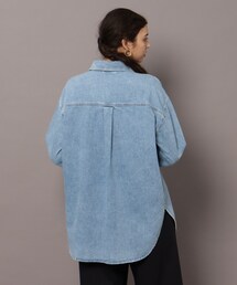 「DRESSTERIOR」 長袖シャツ 36 ブルー レディースの画像6