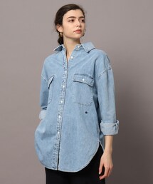 「DRESSTERIOR」 長袖シャツ 36 ブルー レディースの画像8
