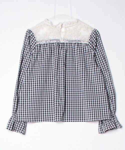 「RAY CASSIN」 長袖ブラウス FREE ブラック レディース_画像2