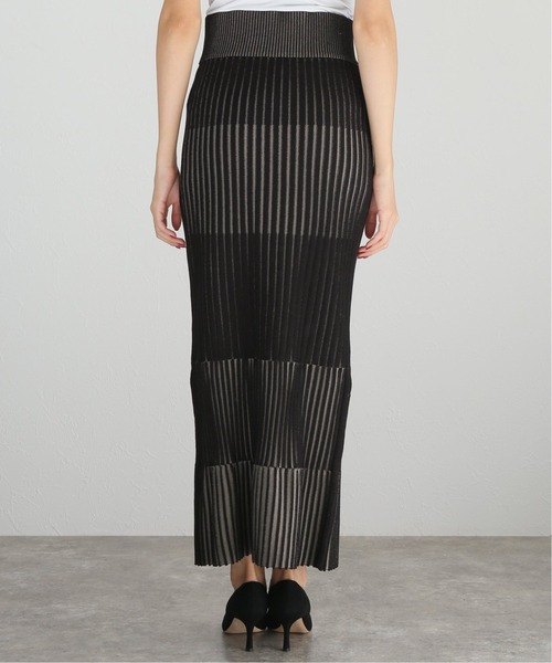 「NOBLE」 ニットスカート FREE ブラック レディース_画像2