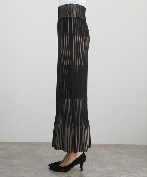 「NOBLE」 ニットスカート FREE ブラック レディース_画像9