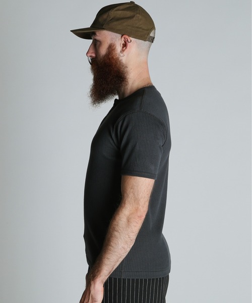 Schott N.Y.C（ショット） tシャツ Schott/ショット/ARMY RIB HENLEY T