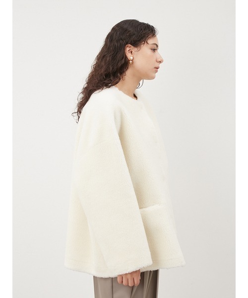 Mila Owen（ミラオーウェン） ノーカラージャケット 1 グレー