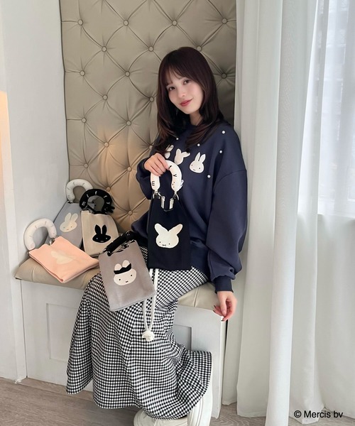 MIIA（ミーア） ショルダーバッグ バッグ miffy 2wayリボンニット