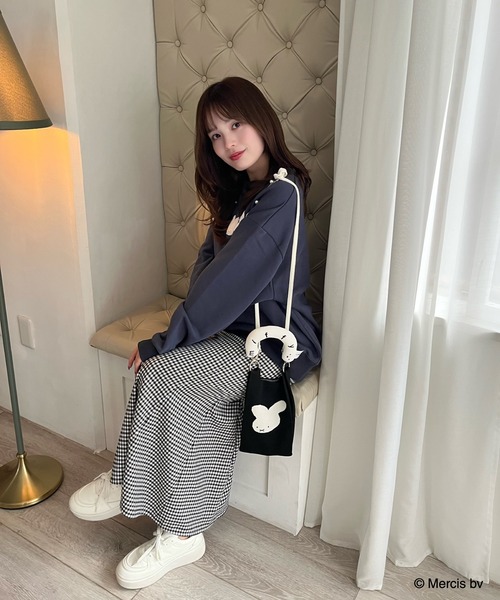 MIIA（ミーア） ショルダーバッグ バッグ miffy 2wayリボンニット