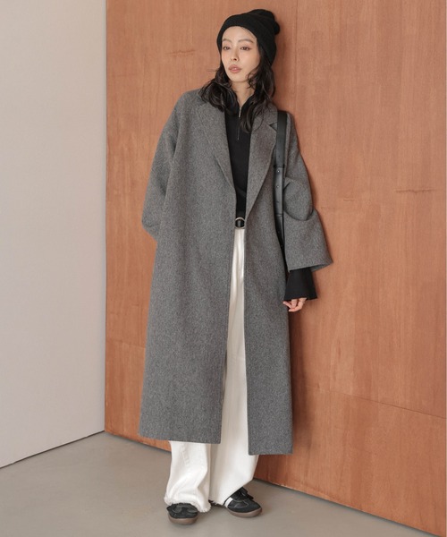 La-gemme（ラジェム） コート チェスターコート ロングチェスター