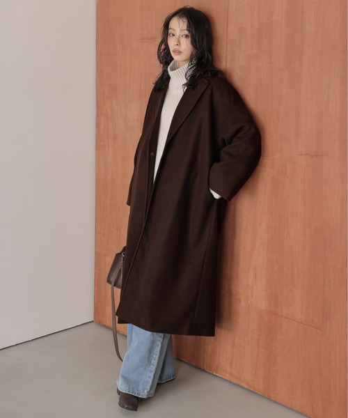 La-gemme（ラジェム） コート チェスターコート ロングチェスター