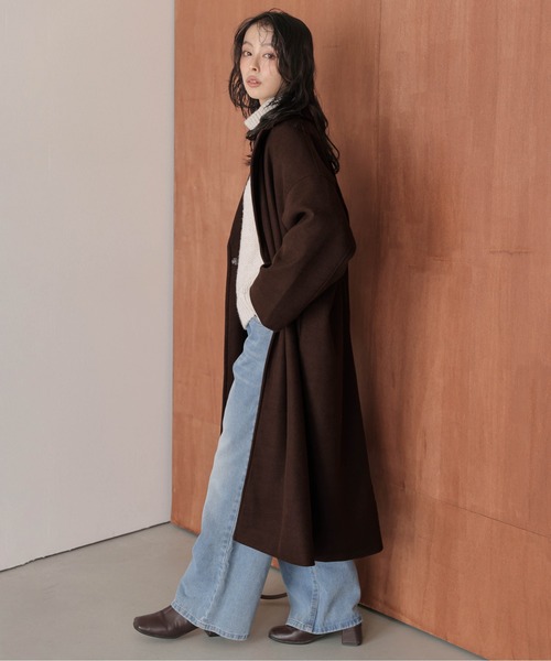 La-gemme（ラジェム） コート チェスターコート ロングチェスター