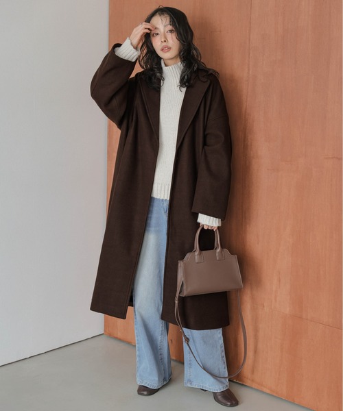 La-gemme（ラジェム） コート チェスターコート ロングチェスター