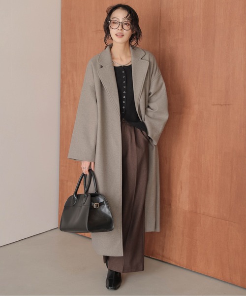 La-gemme（ラジェム） コート チェスターコート ロングチェスター