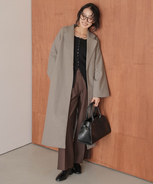 La-gemme（ラジェム） コート チェスターコート ロングチェスター