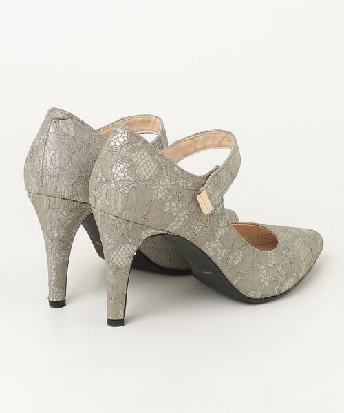 「VIVA ANGELINA」 パンプス 23cm グレー レディース_画像2