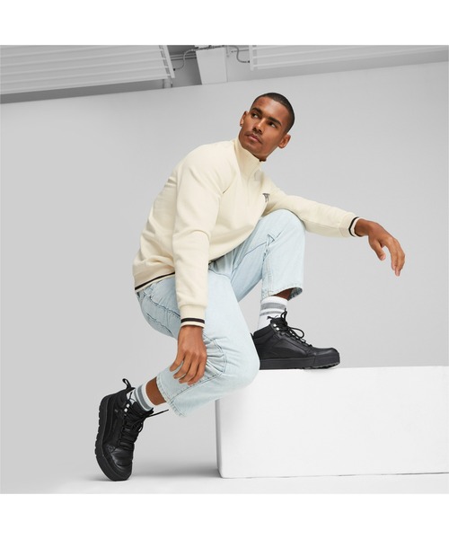 「PUMA」 ハイカットスニーカー 29.5cm ブラック×グレー メンズ_画像7