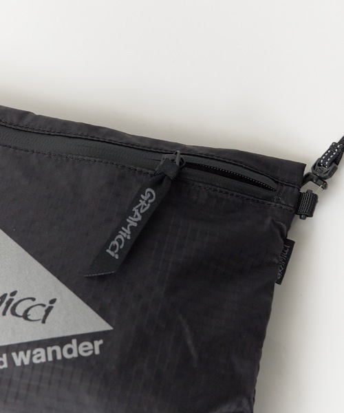 「and wander」 ショルダーバッグ「GRAMICCIコラボ」 FREE ブラック メンズ_画像8