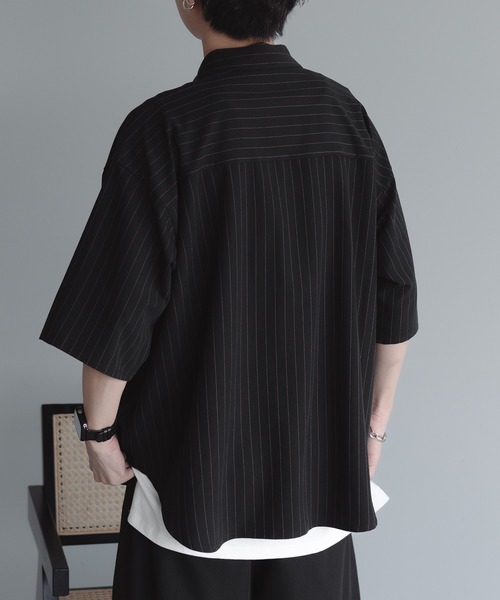 「epnok」 半袖シャツ LARGE ブルー メンズ_画像5