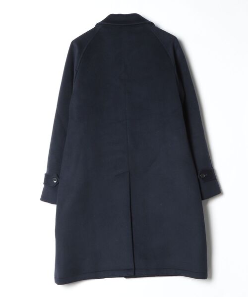 [417 EDIFICE] пальто с отложным воротником MEDIUM темно-синий мужской 