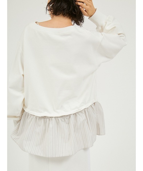 emmi ワンピース 布帛ドッキング裏毛セットアップ : ZOZOTOWN Yahoo!店