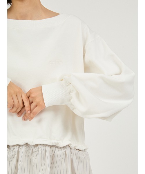 emmi ワンピース 布帛ドッキング裏毛セットアップ : ZOZOTOWN Yahoo!店