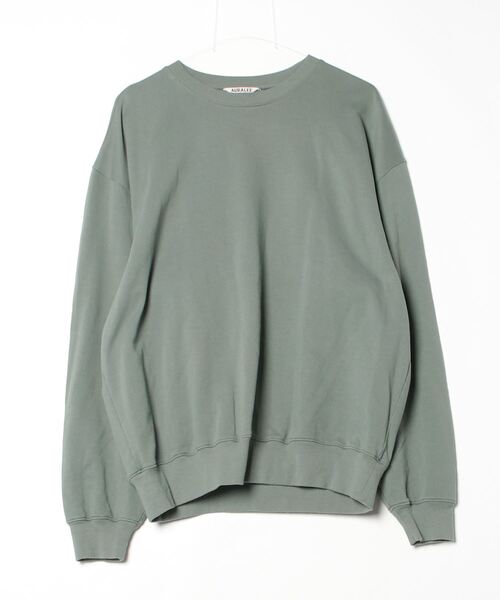 AURALEE（オーラリー） スウェットカットソー 4 グリーン メンズ