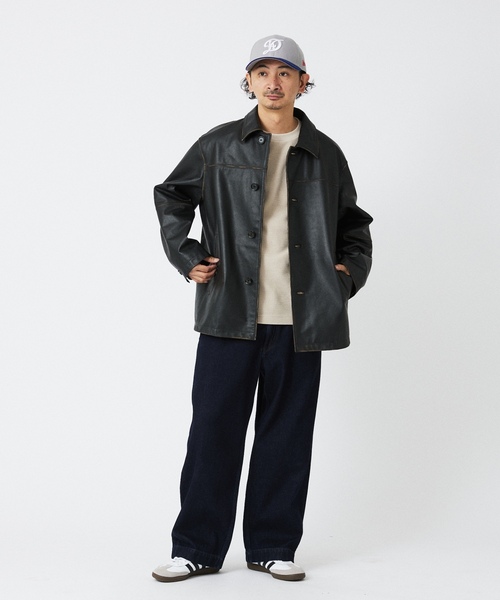 SKOOKUM（スクーカム） レザージャケット MEDIUM ブラック メンズ