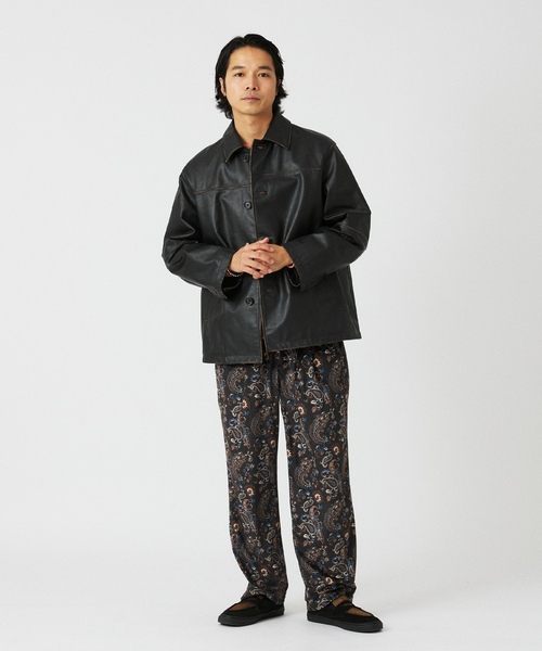 SKOOKUM（スクーカム） レザージャケット MEDIUM ブラック メンズ