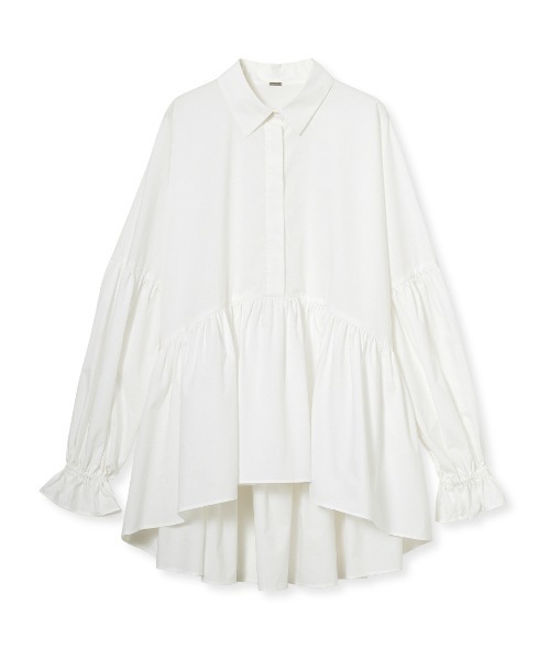 [Mila Owen] длинный рукав блуза 0 белый женский 