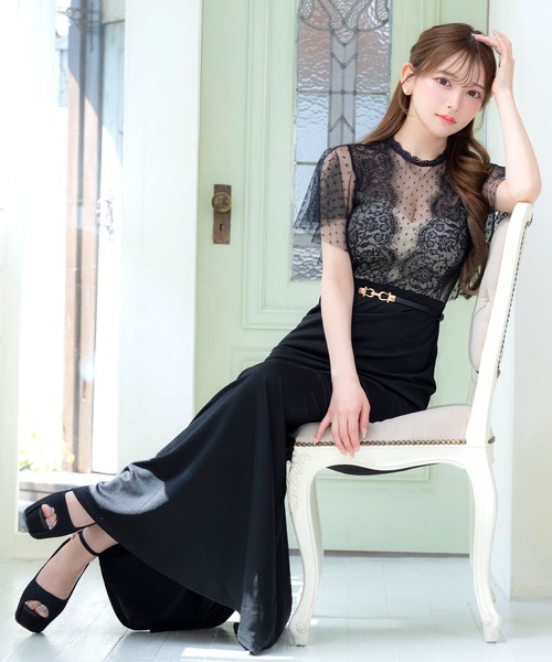 Tika（ティカ） ノースリーブワンピース L ワインレッド レディース