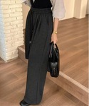 ワイドパンツ パンツ スエットパンツ レディースの詳細画像2