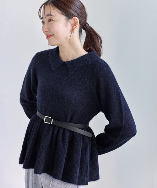 ROPE' PICNIC（ロペ ピクニック） ニット セーター アンゴラ混ペプラム