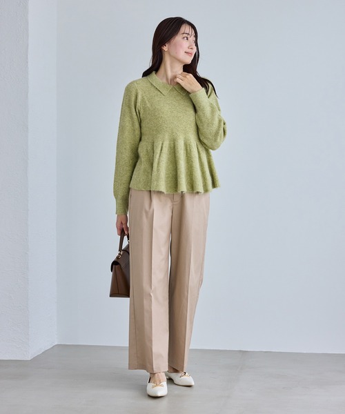 ROPE' PICNIC（ロペ ピクニック） ニット セーター アンゴラ混ペプラム