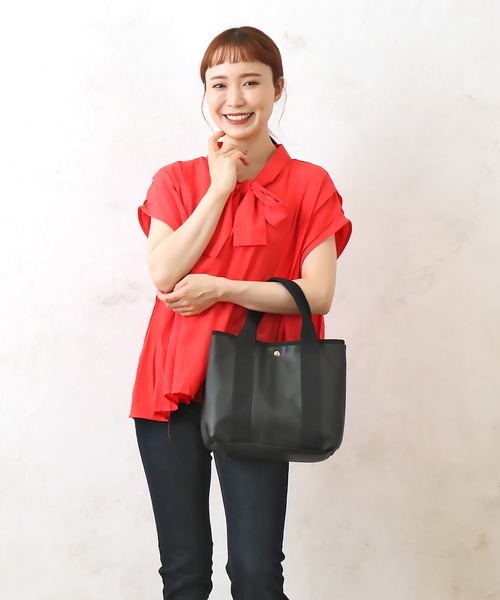 「SETUP7」 ハンドバッグ FREE ブラック レディース_画像4