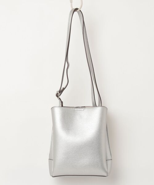 「SHOO・LA・RUE」 ショルダーバッグ 00 シルバー レディース_画像2