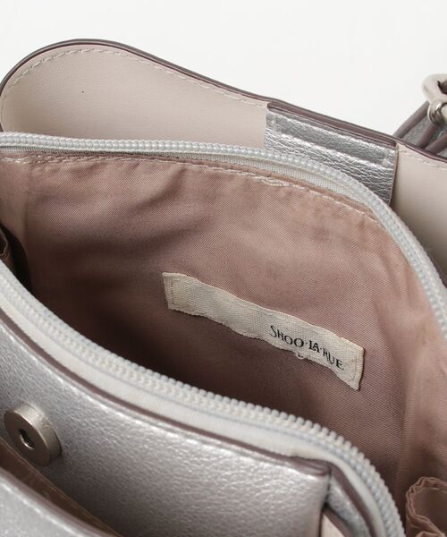 「SHOO・LA・RUE」 ショルダーバッグ 00 シルバー レディース_画像4