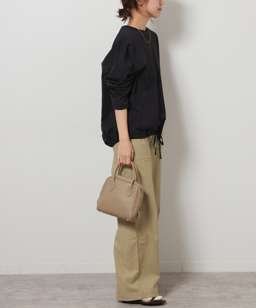 「JOURNAL STANDARD relume」 長袖カットソー FREE ブラック レディース_画像8