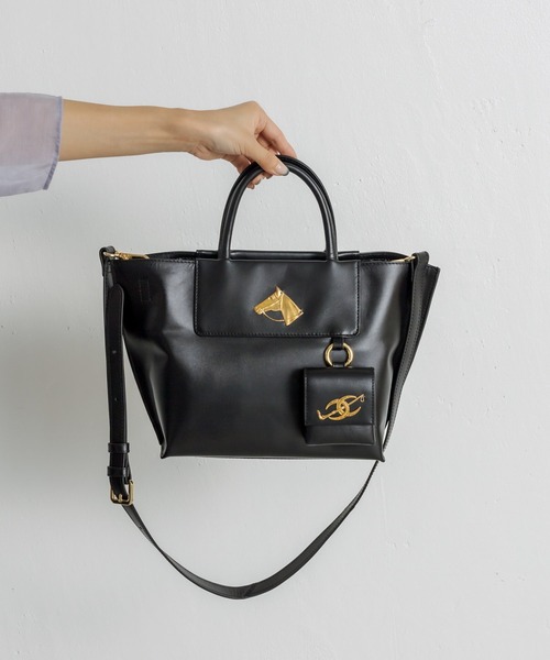 ear PAPILLONNER（イア パピヨネ） ハンドバッグ FREE アイボリー