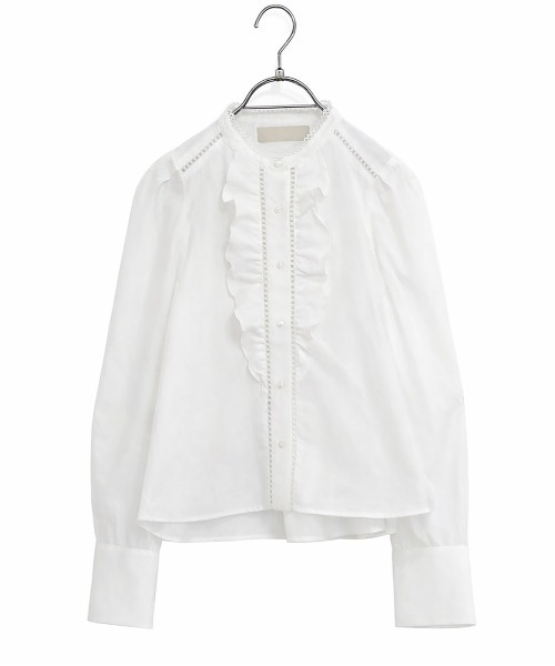 Marilyn Moon（マリリンムーン） ブラウス シャツ modern sleeve jabot