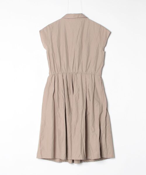 「CAROLINA GLASER」 シャツワンピース - ベージュ レディース_画像2