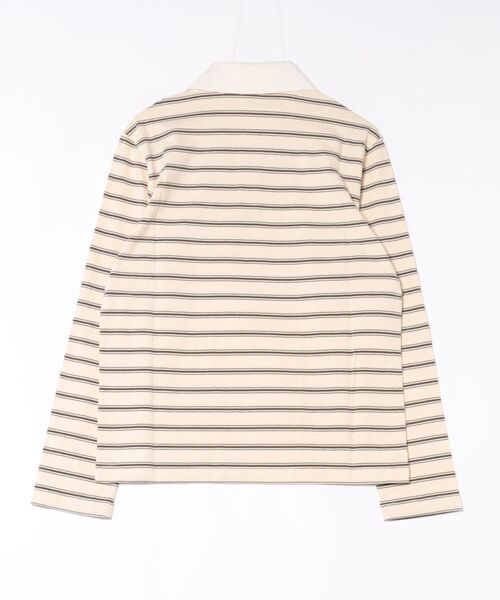 ポロシャツ POLO MANCHES LONGUES RAYE メンズの画像
