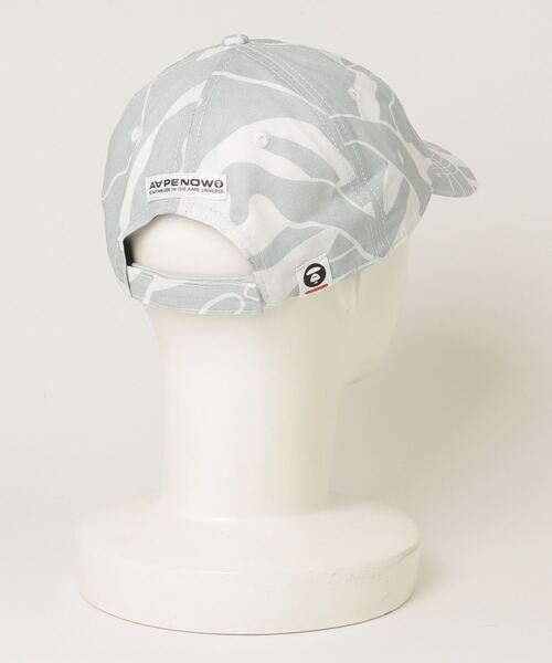 「AAPE BY A BATHING APE」 キャップ FREE ホワイト系その他 メンズ_画像2