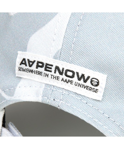 「AAPE BY A BATHING APE」 キャップ FREE ホワイト系その他 メンズ_画像4