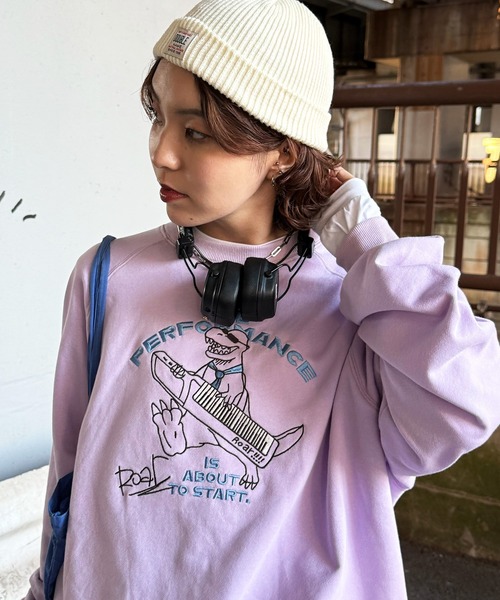 DOUBLE NAME（ダブルネーム） tシャツ セッションしたい恐竜刺しゅう