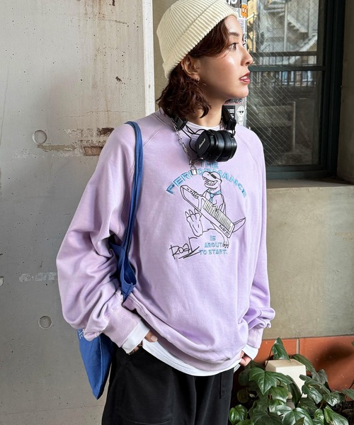 DOUBLE NAME（ダブルネーム） tシャツ セッションしたい恐竜刺しゅう