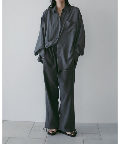 anuke（アンヌーク） パンツ Stitch Sweat Pants レディース