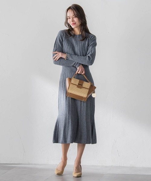 Viaggio Blu（ビアッジョブルー） ワンピース ニットワンピース