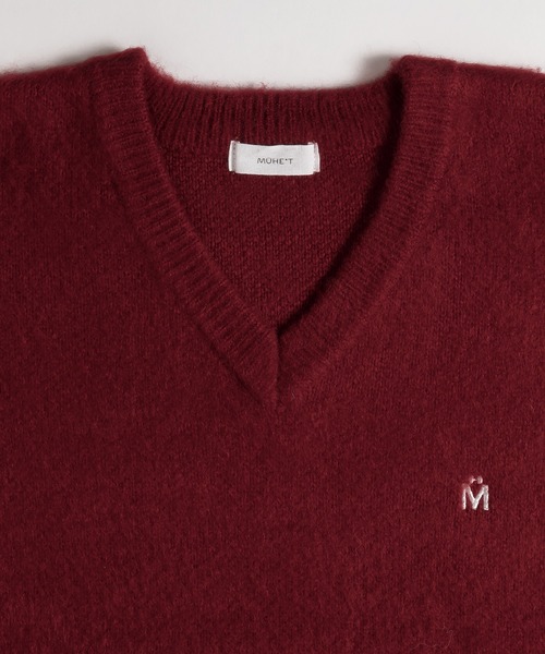 「MUHET」 長袖ニット X-LARGE ブルー レディース_画像5