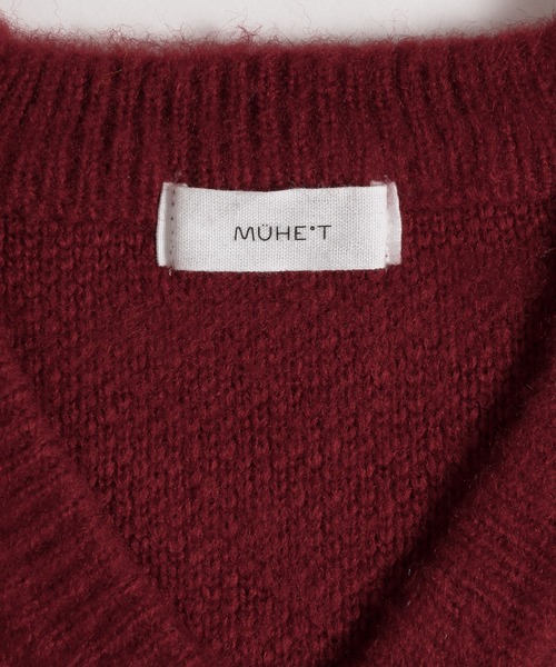 「MUHET」 長袖ニット X-LARGE ブルー レディース_画像9