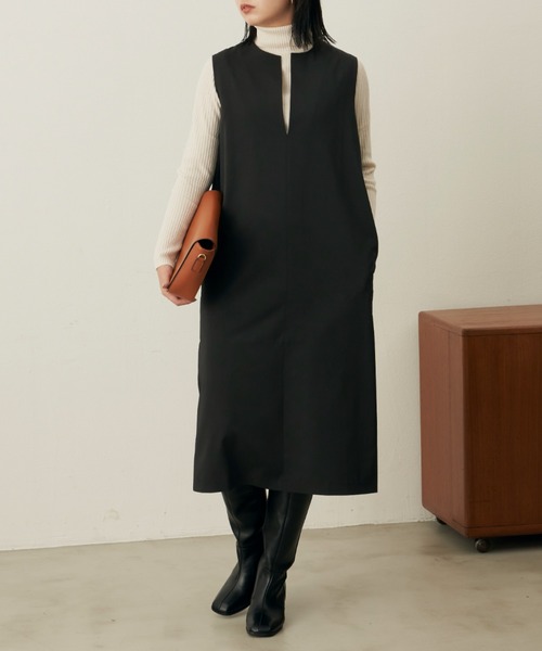 「Aunt Marie's」 サロペットスカート FREE ブラック レディース_画像3